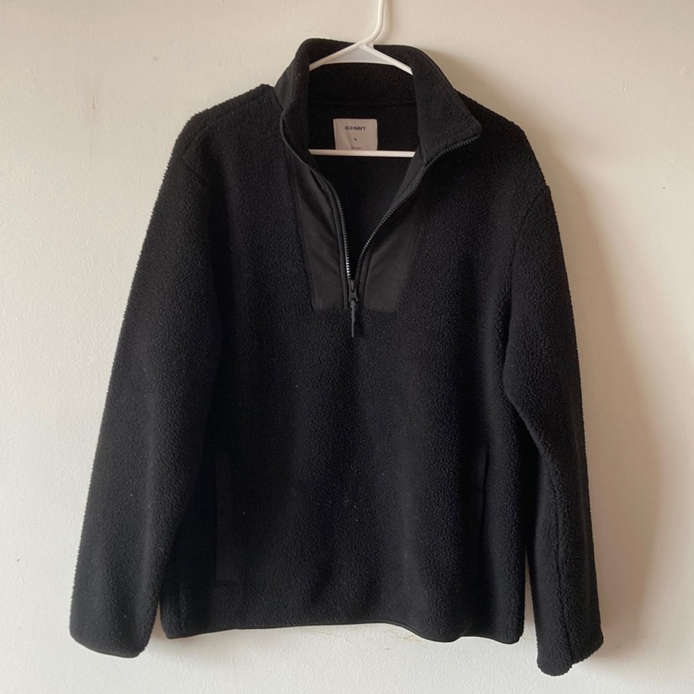 Old Navy Sherpa Half Zip Pullover